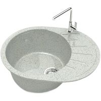 Кухонная мойка Bergg Z10 B010Q010 Светло-серая — фото 2, Кухонные мойки