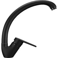 Смеситель для кухни Ulgran Practik PR-02-004 Черный оникс — фото 1, Смесители