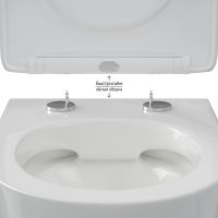 Товар: Унитаз Berges Vita Rimless 082255 подвесной с сиденьем Микролифт - фото 4 Унитаз Berges Vita Rimless 082255 подвесной с сиденьем Микролифт — фото 4, Подвесные унитазы