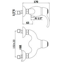 Товар: Смеситель для душа Paffoni Flavia FA168CR Хром - фото 2 Смеситель для душа Paffoni Flavia FA168CR Хром — фото 2, Смеситель для душа