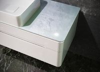 Тумба под раковину Jorno Shine 90 Shi.01.90/P/W подвесная Белый глянец — фото 12, Тумбы под раковину