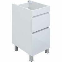 Тумба под раковину Aquanet Вега 100 Белый глянец арт-329122 — фото 4, Тумбы под раковину