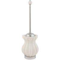 Ершик для унитаза Migliore Olivia 17486 Хром Белый — фото 1, Ершики для унитаза