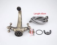 Смеситель для раковины Frap H19-4 Бронза арт-F1019-4 — фото 6, Смесители для раковины