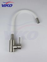 Смеситель для кухни Viko Нержавеющая сталь Белый арт-V-4448 — фото 6, Смесители для кухни