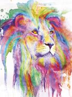 Фреска Ortograf Животные 17018 Фактура флок FLK Флизелин (2*2,7) Разноцветный, Животные/Абстракция — фото 2, Фрески