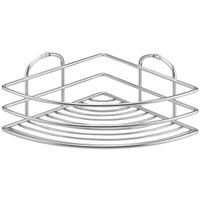Полка корзина Tekno-tel BK021 угловая Хром — фото 1, Полки для ванной и душа