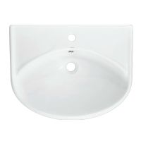 Раковина Sanita Самарская WB.PD/Samarsky/57-C/WHT.G/S1 Белая — фото 2, Раковины подвесные