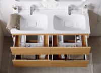 Товар: Тумба под раковину Aqwella Accent 120 ACC0112DZ подвесная Дуб золотой - фото 3 Тумба под раковину Aqwella Accent 120 ACC0112DZ подвесная Дуб золотой — фото 3, Мебель для ванной