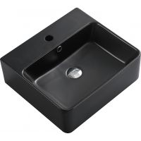 Раковина Esbano Circon 46 ESRNCIRC46MB Черная матовая — фото 1, Раковины накладные