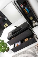 Товар: Шкаф пенал Boheme Armadi Art Vallessi 35 836-A matt подвесной Антрацит матовый - фото 3 Шкаф пенал Boheme Armadi Art Vallessi 35 836-A matt подвесной Антрацит матовый — фото 3, Мебель для ванной