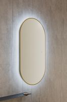 Товар: Зеркало Silver Mirrors Viva 55 LED-00002690 с подсветкой Золото с бесконтактным выключателем и диммером - фото 2 Зеркало Silver Mirrors Viva 55 LED-00002690 с подсветкой Золото с бесконтактным выключателем и диммером — фото 2, Зеркала в ванную комнату