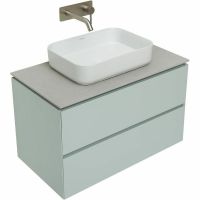 Тумба под раковину Allen Brau Infinity 85 1.21001.PWM подвесная Папирус матовый — фото 18, Тумбы под раковину