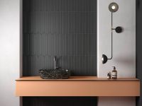 Керамическая плитка Equipe Hopp Graphite 31189 настенная 5х40 см — фото 2, Керамическая плитка