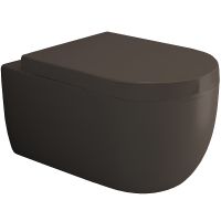Унитаз Bocchi V-Tondo 1416-025-0129 подвесной Кофейный матовый без сиденья — фото 1, Унитазы