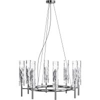 Люстра Crystal Lux Primavera SP8 Chrome Прозрачный Хром — фото 1, Люстры