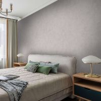 Обои Solo Sakura SL8667-14 Винил на флизелине (1,06*10) Бежевый, Штукатурка — фото 3, Обои для стен