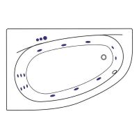 Товар: Акриловая ванна Excellent Kameleon 170x110 L WAEX.KML17.SMART.GL с гидромассажем - фото 7 Акриловая ванна Excellent Kameleon 170x110 L WAEX.KML17.SMART.GL с гидромассажем — фото 7, Ванны