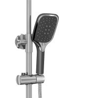 Душевая система Grossman Alba 500.K35.06.100/210 Хром Черная — фото 5, Душевые стойки