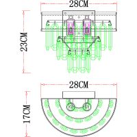 Настенный светильник Artelamp Diadem Белый Хром арт-A1002AP-2CC — фото 5, Бра
