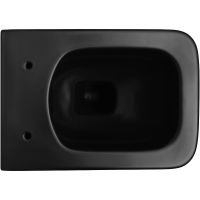 Унитаз Allen Brau Liberty 2 4.33007.31 подвесной Черный матовый без сиденья — фото 24, Подвесные унитазы