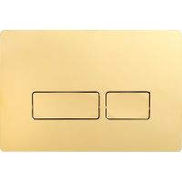 Клавиша смыва Ceruttispa CR02CG Шампань золотой — фото 1, Кнопки смыва