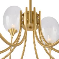 Товар: Люстра Maytoni Modern Aura MOD016PL-08BS Прозрачная Латунь - фото 3 Люстра Maytoni Modern Aura MOD016PL-08BS Прозрачная Латунь — фото 3, Люстры