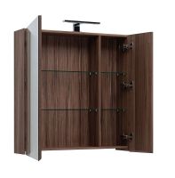 Товар: Зеркальный шкаф Aquanet Нью-Йорк 85 L 203954 Орех - фото 4 Зеркальный шкаф Aquanet Нью-Йорк 85 L 203954 Орех — фото 4, Мебель для ванной