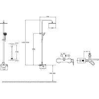 Товар: Душевая система Jacob Delafon Aleo E26809-CP Хром - фото 4 Душевая система Jacob Delafon Aleo E26809-CP Хром — фото 4, Душевое оборудование. Душевая программа