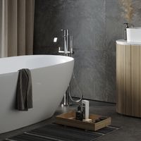 Товар: Керамогранит Kerranova Krater Dark grey K-2212/SR 60х120 см - фото 13 Керамогранит Kerranova Krater Dark grey K-2212/SR 60х120 см — фото 13, Керамогранит