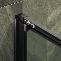 Товар: Душевая дверь Maybah Glass MGD-1280-6 1200x1950 раздвижная профиль Черный стекло сатиновое - фото 6 Душевая дверь Maybah Glass MGD-1280-6 1200x1950 раздвижная профиль Черный стекло сатиновое — фото 6, Душевые двери в нишу