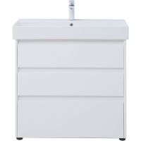 Товар: Тумба под раковину Aquanet Nova Lite 85 302475 Белый глянец - фото 5 Тумба под раковину Aquanet Nova Lite 85 302475 Белый глянец — фото 5, Тумбы под раковину