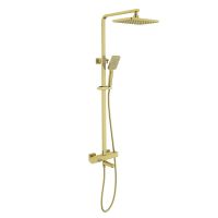 Товар: Душевая система Timo Tetra-thermo SX-0169/17 с термостатом Золото матовое - фото 1 Душевая система Timo Tetra-thermo SX-0169/17 с термостатом Золото матовое — фото 1, Душевые стойки