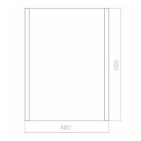 Зеркало Creto Vessel 40 с подсветкой с датчиком движения арт-9-400600V — фото 2, Зеркала в ванную комнату