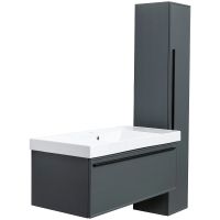 Товар: Тумба под раковину La Fenice Elba 100 FNC-01-ELB-G-100 подвесная Серая матовая - фото 7 Тумба под раковину La Fenice Elba 100 FNC-01-ELB-G-100 подвесная Серая матовая — фото 7, Тумбы под раковину