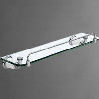 Товар: Стеклянная полка Art&Max Bianchi AM-E-2611-Cr Хром - фото 2 Стеклянная полка Art&Max Bianchi AM-E-2611-Cr Хром — фото 2, Полки для ванной и душа