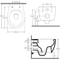 Товар: Унитаз Allen Brau Fantasy 4.11004.31 подвесной Черный матовый без сиденья - фото 20 Унитаз Allen Brau Fantasy 4.11004.31 подвесной Черный матовый без сиденья — фото 20, Подвесные унитазы