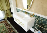 Тумба под раковину Clarberg Due amanti 100 DUE0110W подвесная Белая без ручек — фото 2, Тумбы под раковину