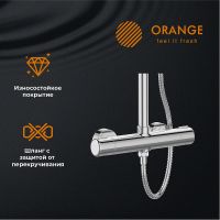 Душевая система Orange T02S3-912cr Хром — фото 13, Душевые стойки