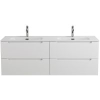 Тумба под раковину BelBagno Etna 140 ETNA-1400-4C-SO-2-BL подвесная Bianco Lucido — фото 1, Тумбы под раковину