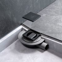 Душевой трап AM.PM MasterFlow 10 W01BD-P11-010-01BM с Черной матовой решеткой Cut Gradient — фото 10, Трапы для душа