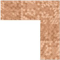 Товар: Зеркало Evoform Definite Floor 197х78 BY 6004 в багетной раме - Соты медь 70 мм - фото 2 Зеркало Evoform Definite Floor 197х78 BY 6004 в багетной раме - Соты медь 70 мм — фото 2, Мебель для ванной