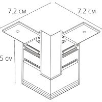 Коннектор угловой Artelamp Linea-accessories A480606 Черный — фото 2, Комплектующие для освещения