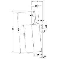 Ершик для унитаза Duravit Starck T 0099464600 Черный матовый — фото 2, Ершики для унитаза