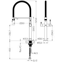 Товар: Смеситель для кухни Boheme Uno 115-G Золото - фото 2 Смеситель для кухни Boheme Uno 115-G Золото — фото 2, Смесители