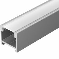 Профиль алюминиевый Arlight 023858 накладной для контурной подсветки Серебристый — фото 1, Профили для светодиодных лент