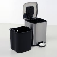 Товар: Ведро для мусора WasserKRAFT K-649 Нержавеющая сталь - фото 3 Ведро для мусора WasserKRAFT K-649 Нержавеющая сталь — фото 3, Мусорные ведра