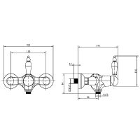 Товар: Смеситель для душа Boheme Tradizionale Nero 254 Золото - фото 3 Смеситель для душа Boheme Tradizionale Nero 254 Золото — фото 3, Смесители