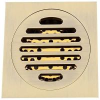 Душевой трап Gappo G81001-4 с решеткой Бронза — фото 13, Трапы для душа