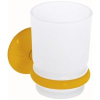Стакан для зубных щеток Creavit Ducky BR20204Y Желтый — фото 1, Мыльницы